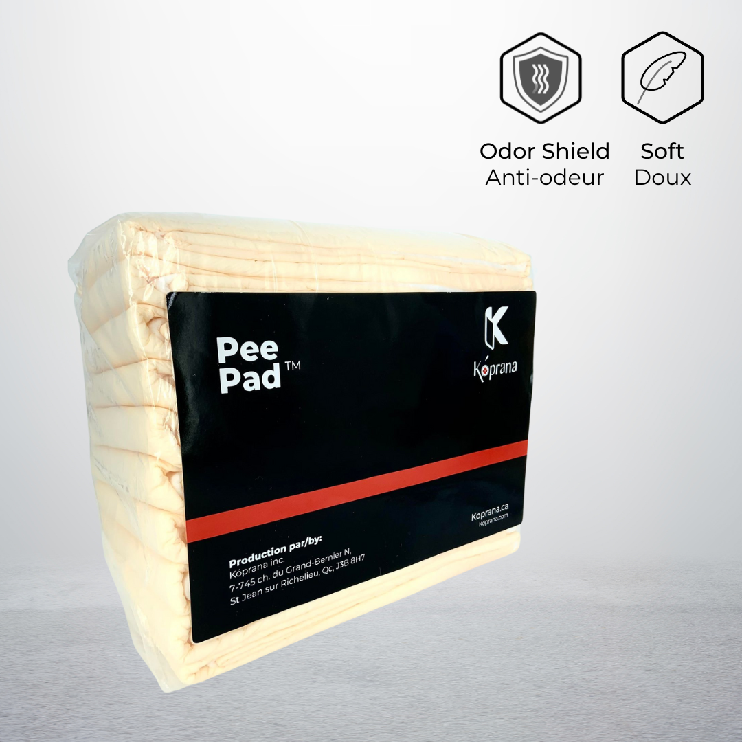 Tapis d'entrainement pour chien large 4 x 10/PQ (40un) | Super Max Pee Pad™
