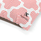 Red Flower Dog Bed