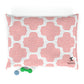 Red Flower Dog Bed
